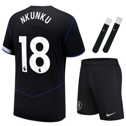 Chelsea Third Kids Kit 25/26 - NKUNKU #18