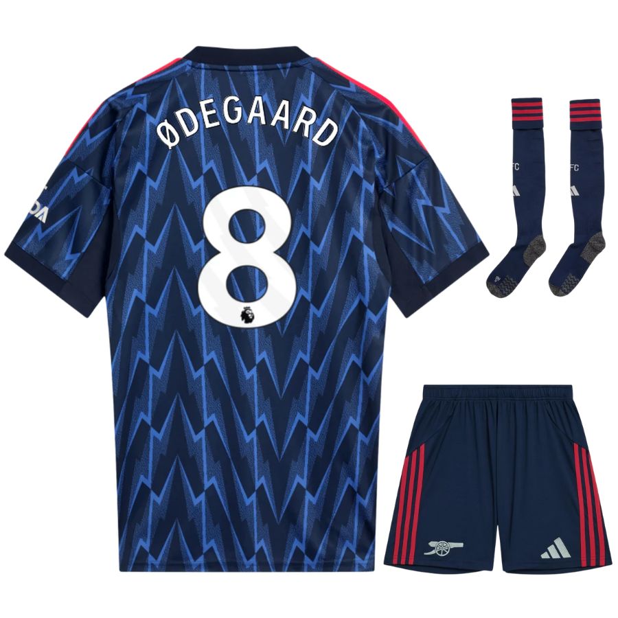 Arsenal Away Kids Kit 25/26 - ØDEGAARD #8