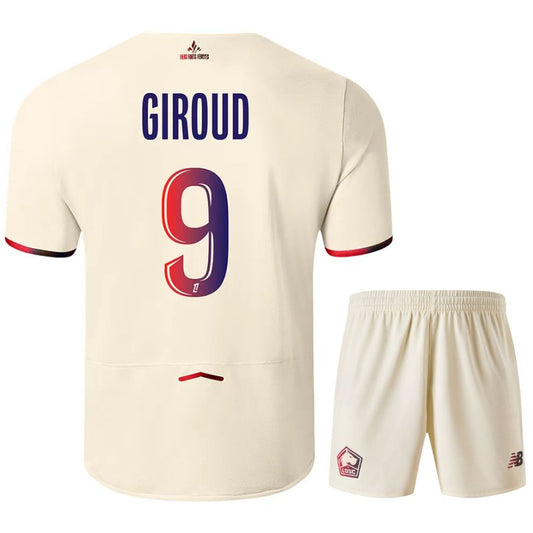 Lille OSC Away Kids Kit 25/26 - OLIVIER GIROUD #9