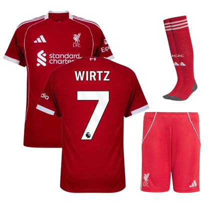 Liverpool Home Kids Kit 25/26 - WIRTZ #7