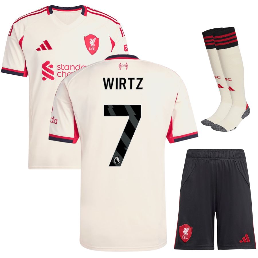 Liverpool Away Kids Kit 25/26 - WIRTZ #7