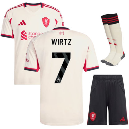 Liverpool Away Kids Kit 25/26 - WIRTZ #7