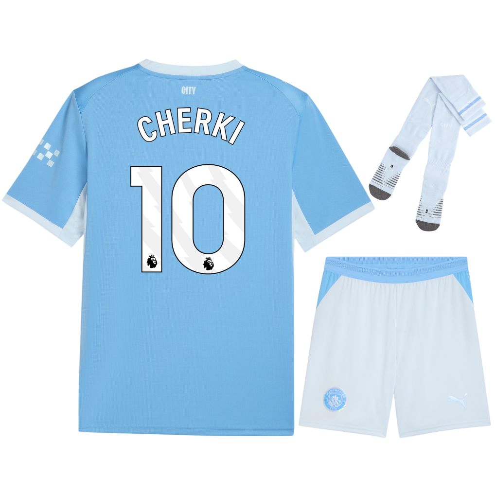 Manchester City Home Kids Kit 26/27 - CHERKI #10