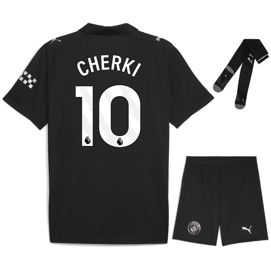 Manchester City Away Kids Kit 25/26 - CHERKI #10