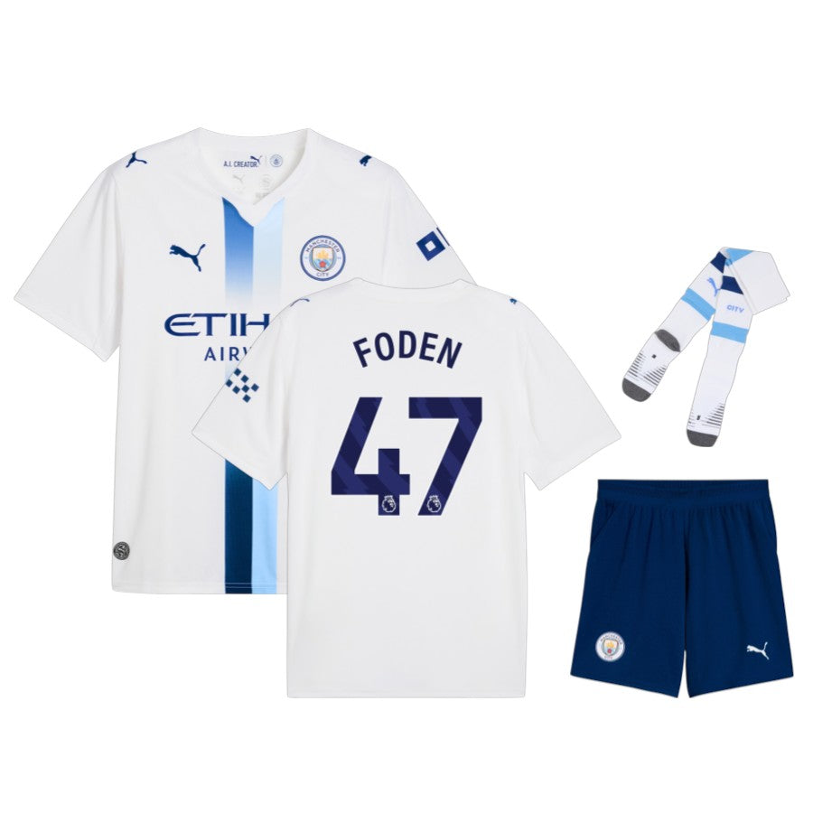 Manchester City Third Kids Kit 26/27 - FODEN #47