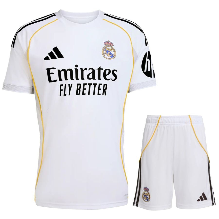 Real Madrid Home Kids Kit 25-26