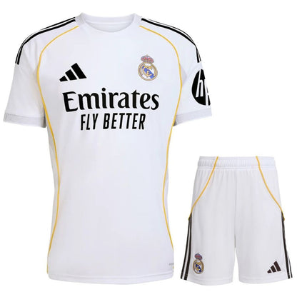 Real Madrid Home Kids Kit 25-26
