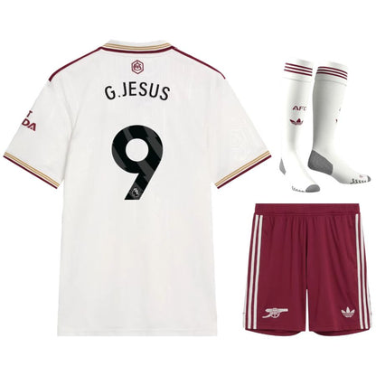 Arsenal Third Kids Kit 25/26 - G.JESUS #9