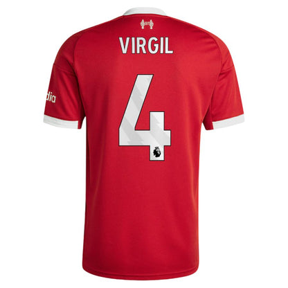 Liverpool Home VIRGIL #4 Jersey 25-26