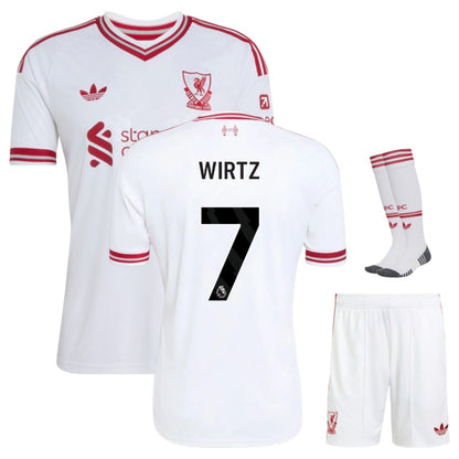 Liverpool Away Kids Kit 26/27 - WIRTZ #7