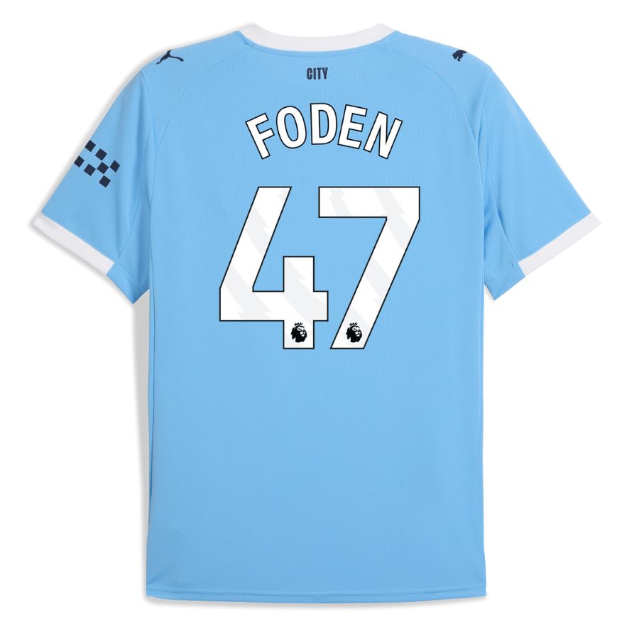 Manchester City Home FODEN #47 Jersey 25-26