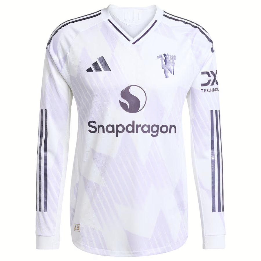 Manchester United Away Long Sleeve Jersey 25/26