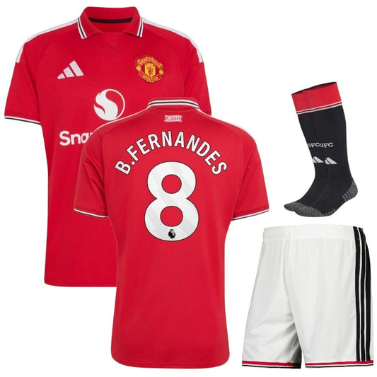 Manchester United Home Kids Kit 26/27 - B.FERNANDES #8