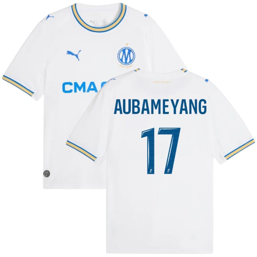 Olympique de Marseille Home Jersey 26-27 AUBAMEYANG #17