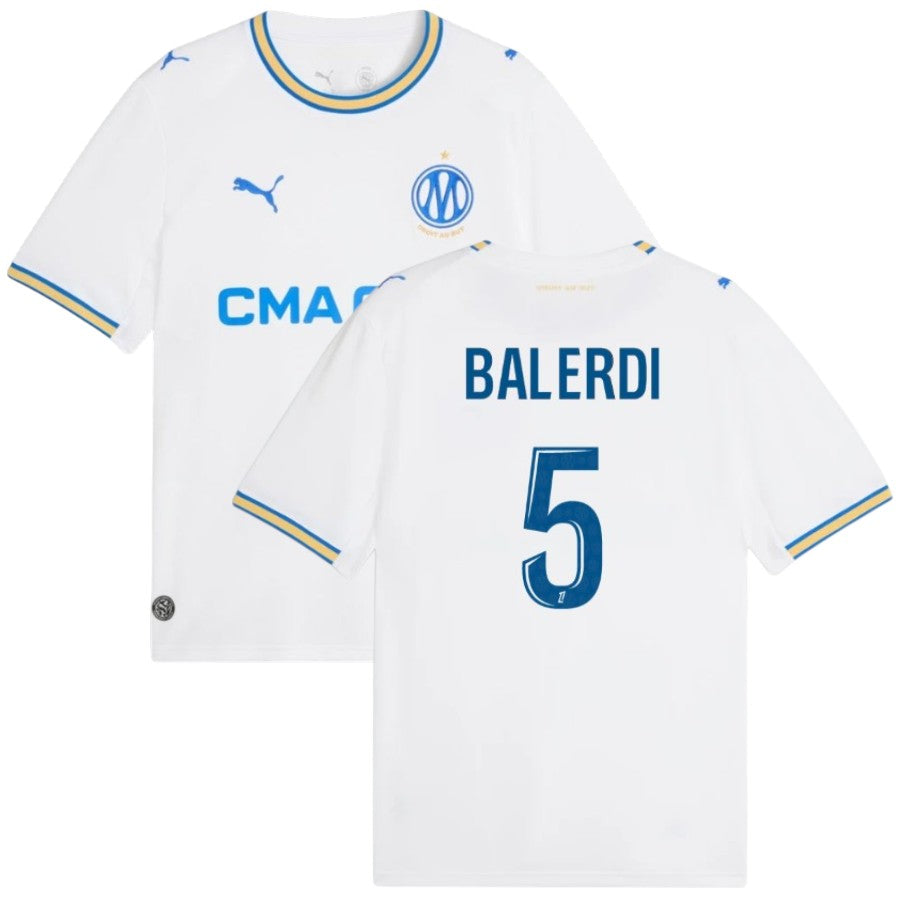 Olympique de Marseille Home Jersey 26-27 BALERDI #5