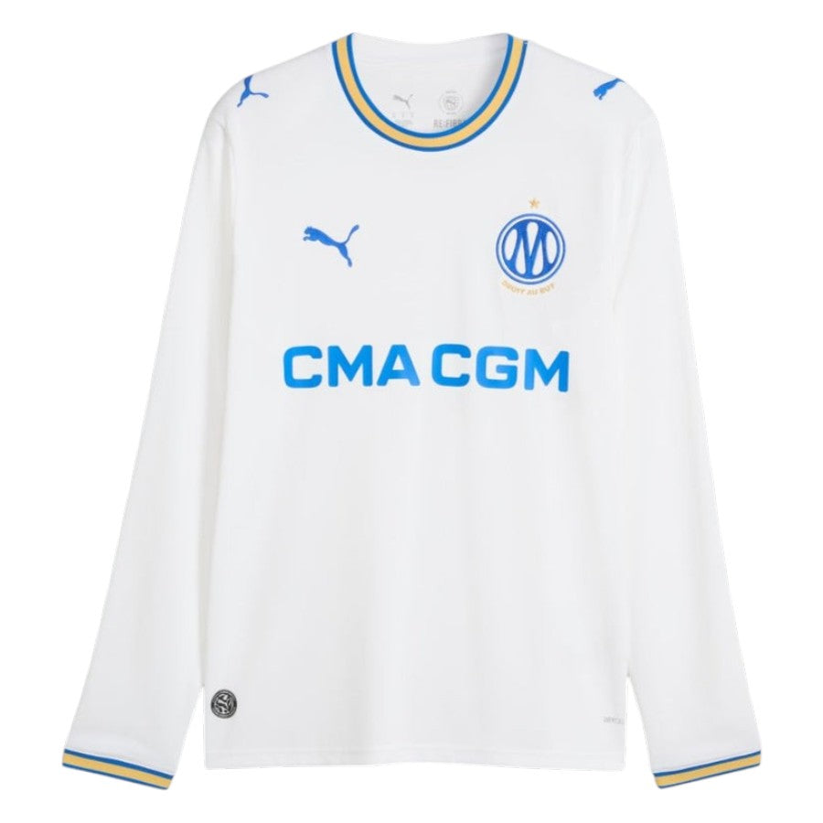 Olympique de Marseille Home Long Sleeve Jersey 26/27