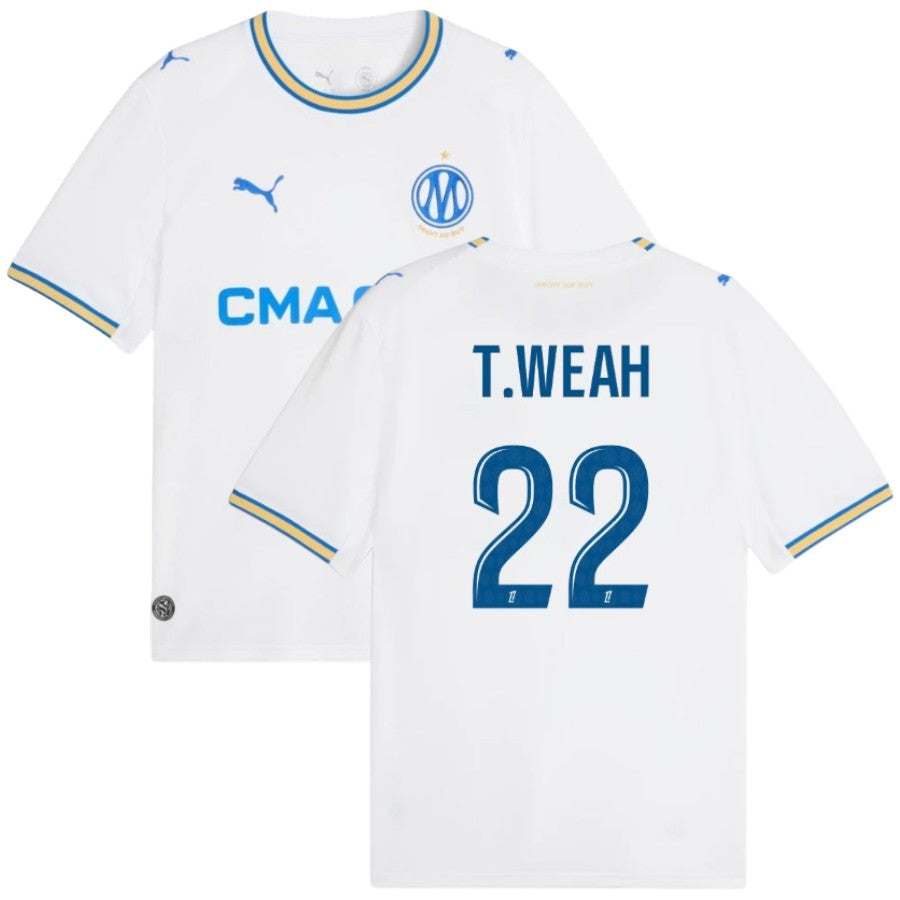 Olympique de Marseille Home Jersey 26-27 T. WEAH #22