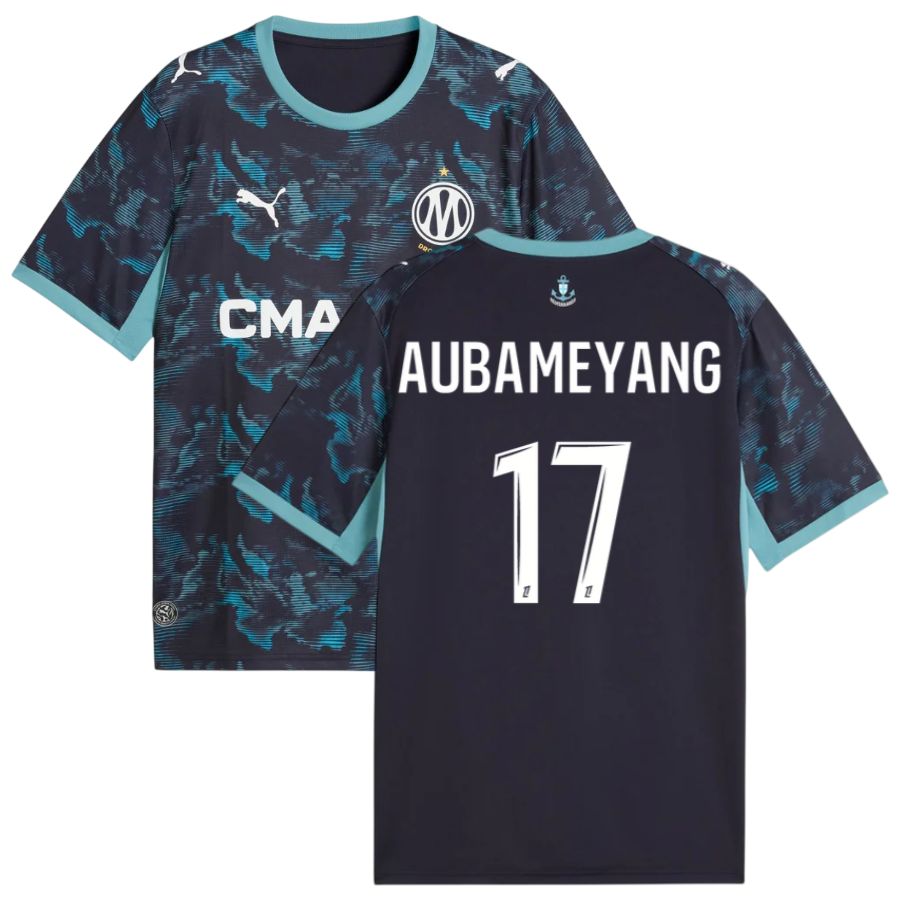 Olympique de Marseille Away Jersey 26-27 AUBAMEYANG #17