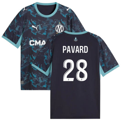 Olympique de Marseille Away Jersey 26-27 PAVARD #28