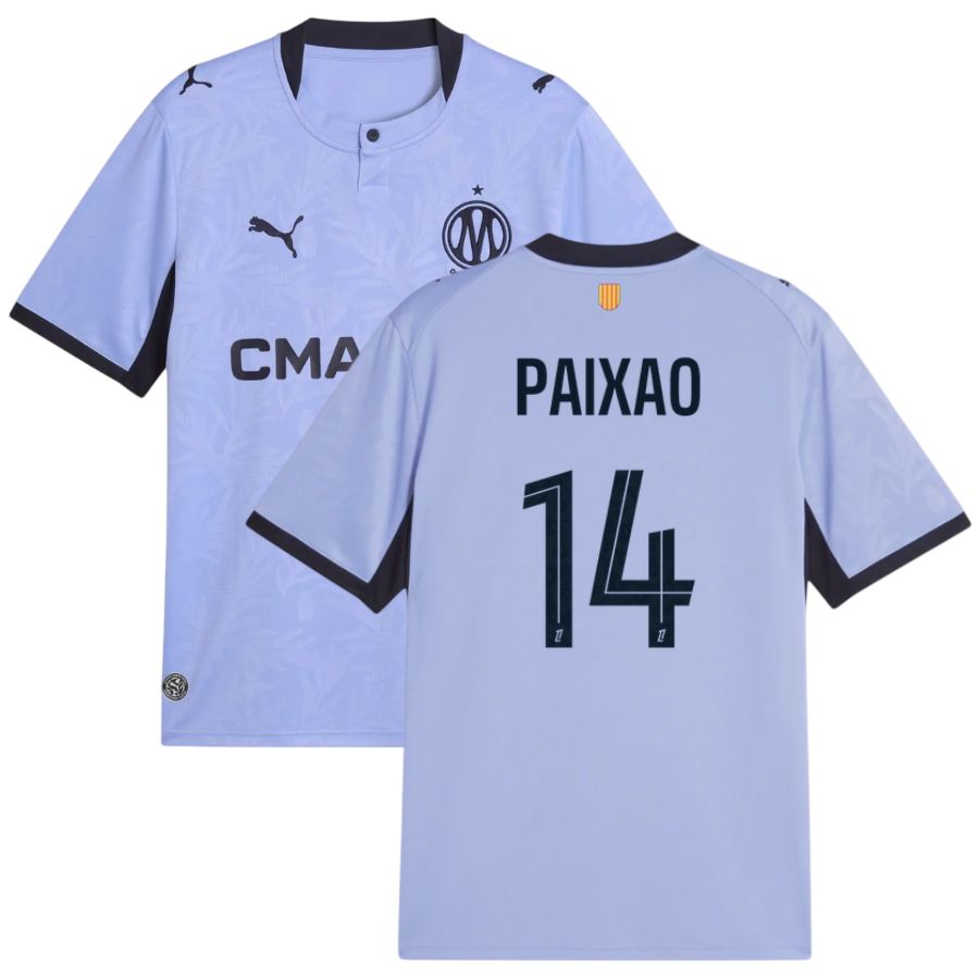Olympique de Marseille Third Jersey 26-27 PAIXAO #14