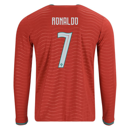 Portugal Home Long Sleeve Jersey 26-27 Ronaldo #7