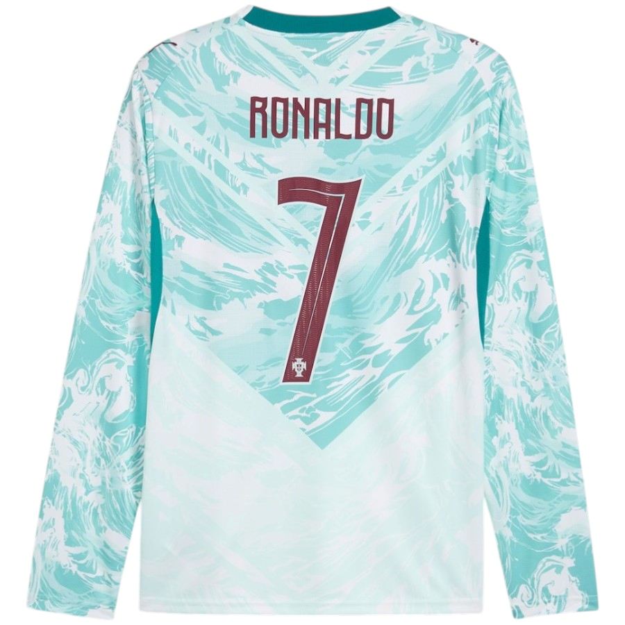 Portugal Away Long Sleeve Jersey 26-27 Ronaldo #7