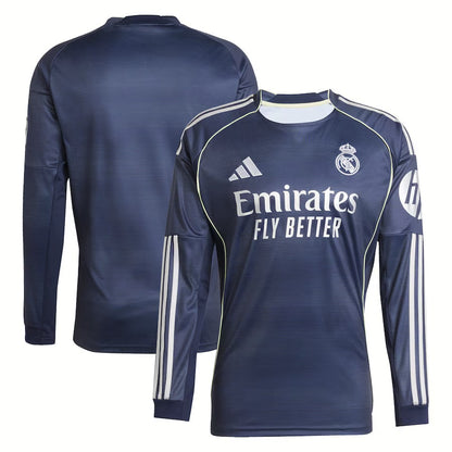 Real Madrid Away Long Sleeve Jersey 25-26