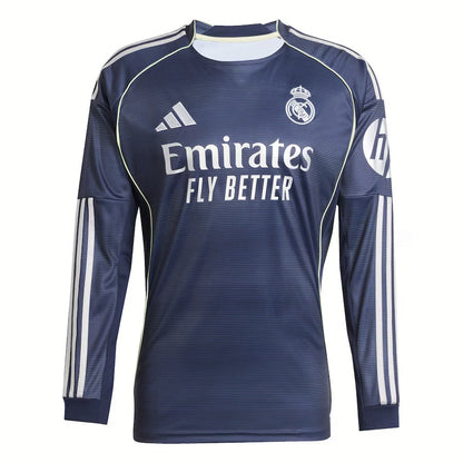 Real Madrid Away Long Sleeve Jersey 25-26
