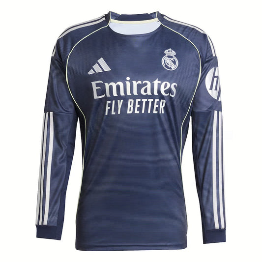 Real Madrid Away Long Sleeve Jersey 25-26