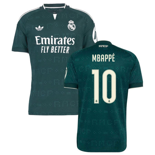 Real Madrid Away Jersey 26-27 Mbappé #10