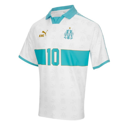 Olympique De Marseille King Retro White Jersey