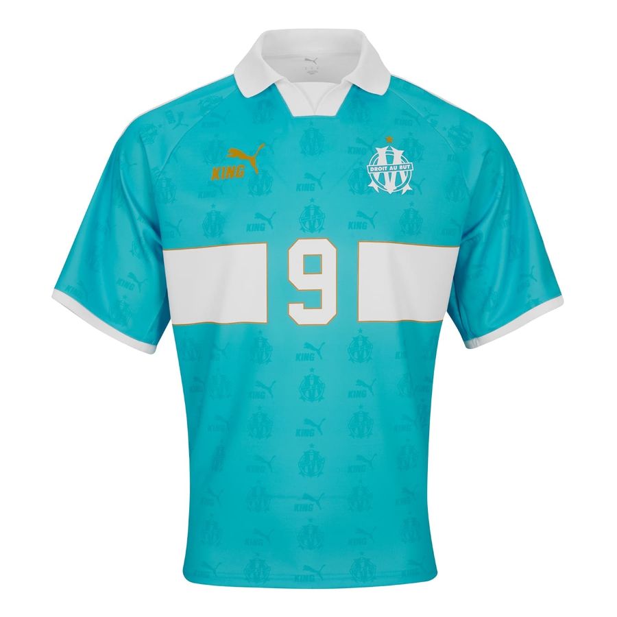 Olympique De Marseille King Retro Blue Jersey