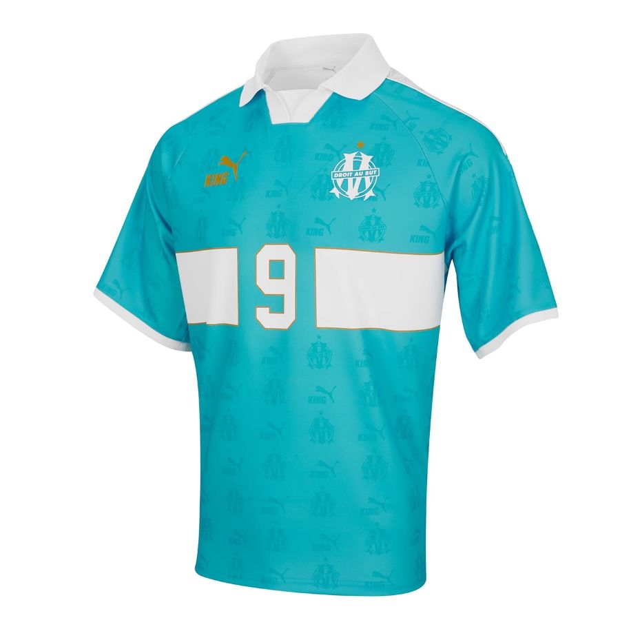 Olympique De Marseille King Retro Blue Jersey