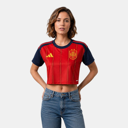Spain 2 Stars Home Cropped 26-27 Women