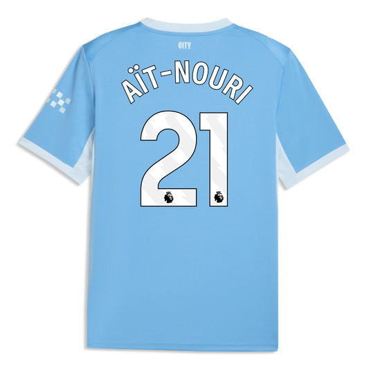 Manchester City Home AÏT-NOURI 21 Jersey 26-27