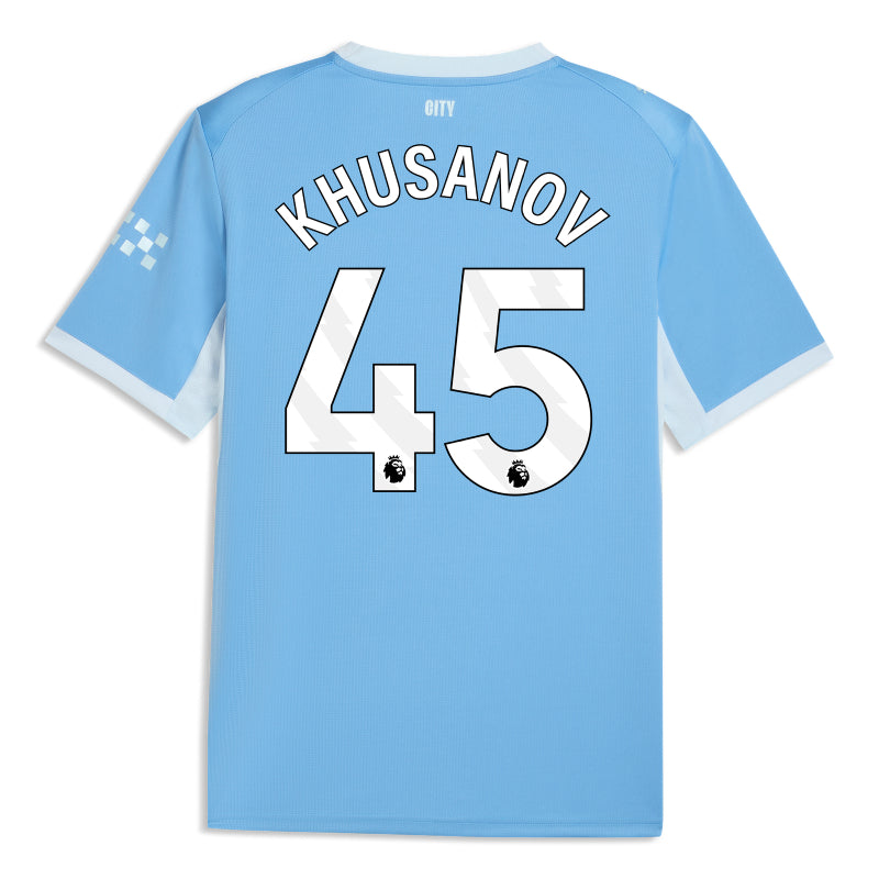 Manchester City Home KHUSANOV 45 Jersey 26-27