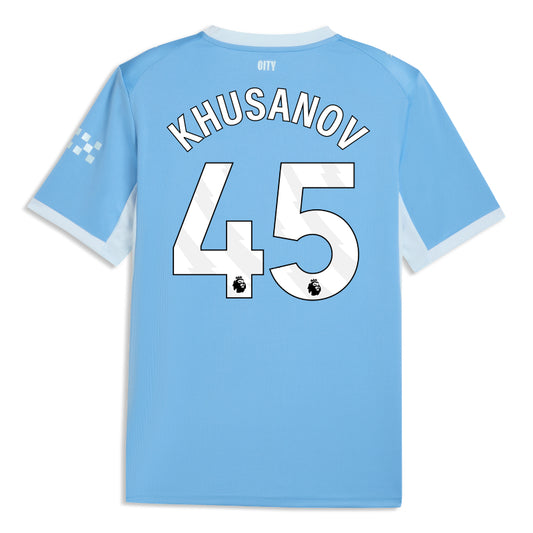 Manchester City Home KHUSANOV 45 Jersey 26-27