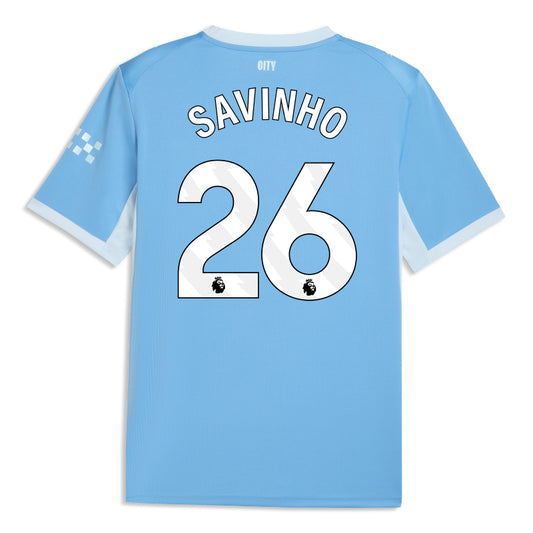 Manchester City Home SAVINHO 26 Jersey 26-27