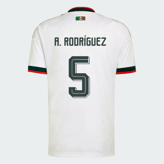 Mexico Away A. RODRÍGUEZ 5 Jersey 2026