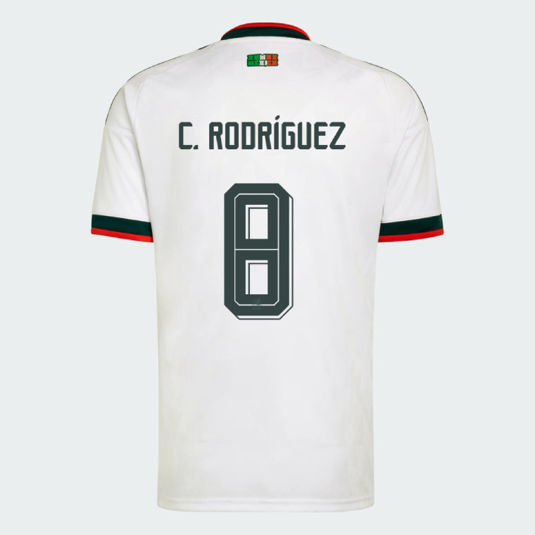 Mexico Away C. RODRÍGUEZ 8 Jersey 2026