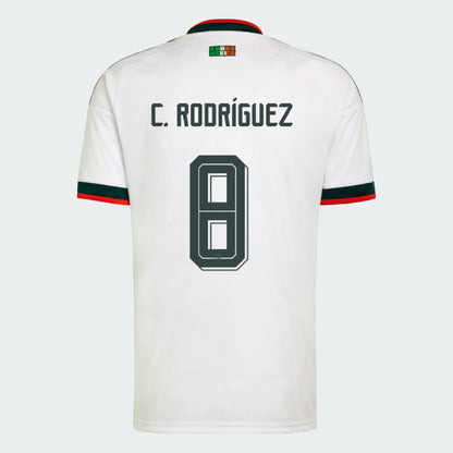 Mexico Away C. RODRÍGUEZ 8 Jersey 2026
