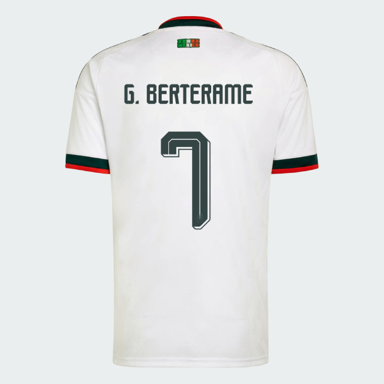 Mexico Away G. BERTERAME 7 Jersey 2026