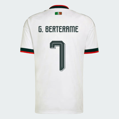 Mexico Away G. BERTERAME 7 Jersey 2026