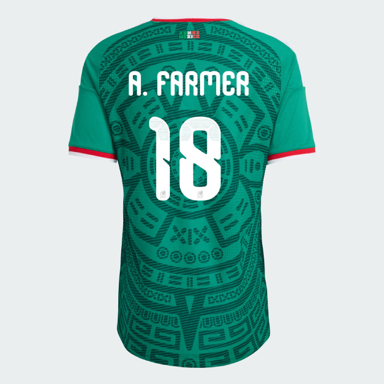Mexico Home A. FARMER 18 Jersey World Cup 2026 (Player Version)