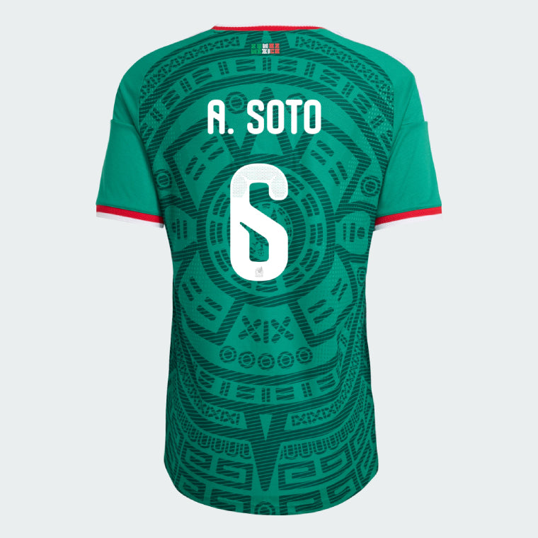 Mexico Home A. SOTO 6 Jersey World Cup 2026 (Player Version)