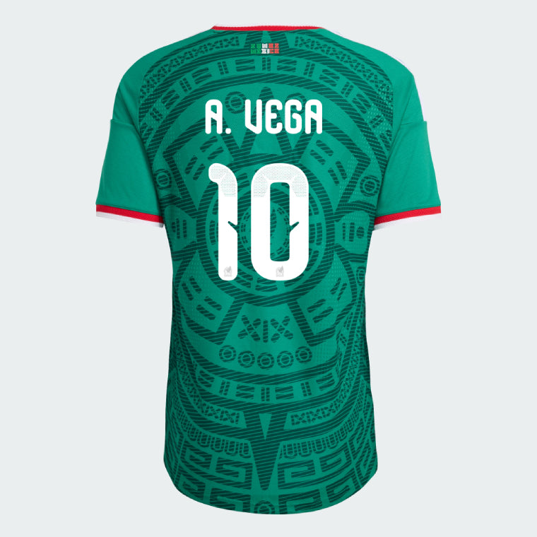 Mexico Home A. VEGA 10 Jersey World Cup 2026 (Player Version)
