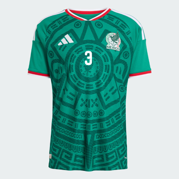 Mexico Home C. MONTES 3 Jersey World Cup 2026 (Player Version)