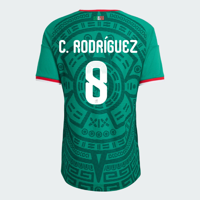 Mexico Home C. RODRÍGUEZ 8 Jersey World Cup 2026 (Player Version)