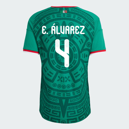 Mexico Home E. ÁLVAREZ 4 Jersey World Cup 2026 (Player Version)