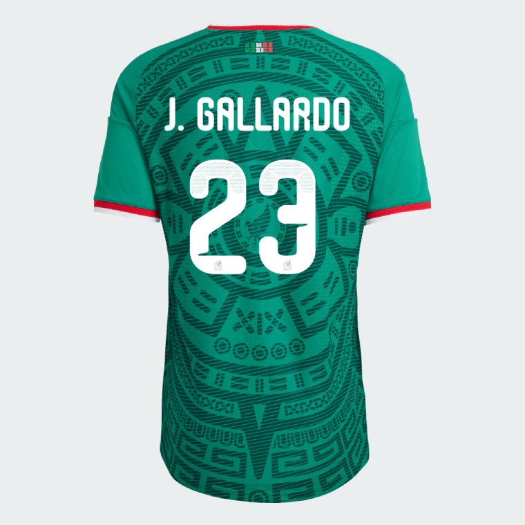 Mexico Home J. GALLARDO 23 Jersey World Cup 2026 (Player Version)